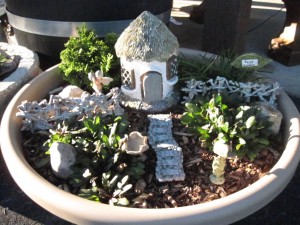 Fairy Gardens supplies at Sawyer's Garden Center in Clarion County, Pa.